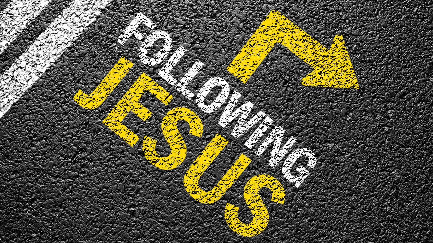 people following jesus